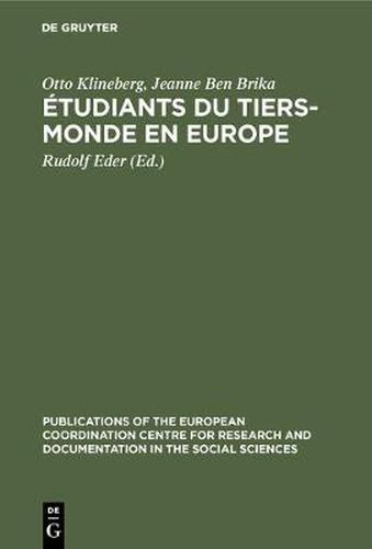 Etudiants du tiers-monde en Europe