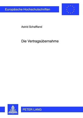 Cover image for Die Vertragsuebernahme