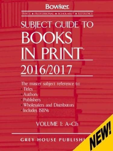 Cover image for Books In Print Supplement, 2015-16: 3 Volume Set