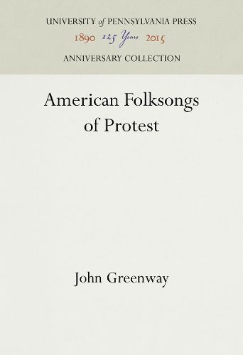 Cover image for American Folksongs of Protest