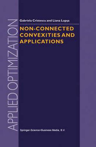 Cover image for Non-Connected Convexities and Applications