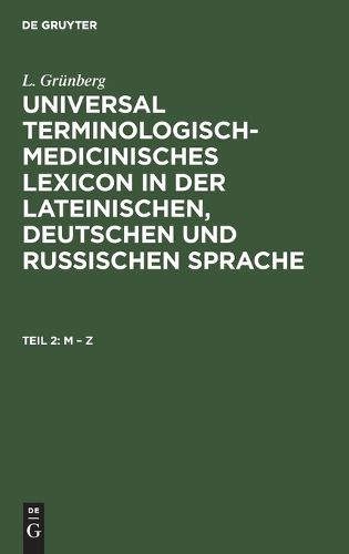 Cover image for M - Z