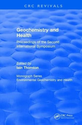 Cover image for Geochemistry and Health: Proceedings of the Second International Symposium