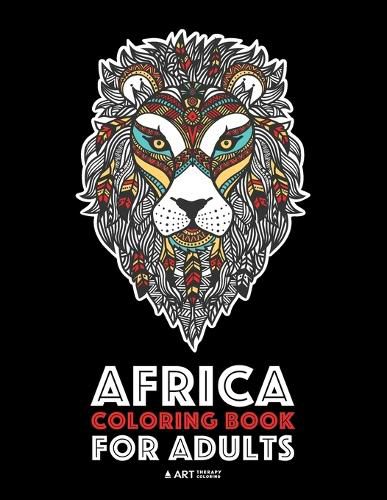 Cover image for Africa Coloring Book For Adults