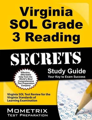 Cover image for Virginia Sol Grade 3 Reading Secrets Study Guide: Virginia Sol Test Review for the Virginia Standards of Learning Examination