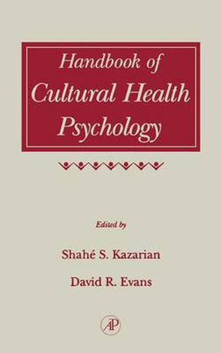 Cover image for Handbook of Cultural Health Psychology