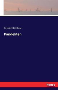 Cover image for Pandekten