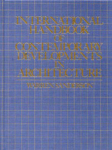 Cover image for International Handbook of Contemporary Developments in Architecture