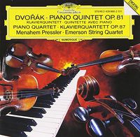 Cover image for Dvorak Piano Quintet Piano Quartet