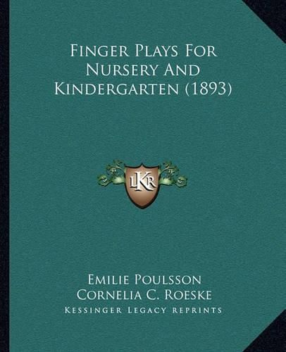 Cover image for Finger Plays for Nursery and Kindergarten (1893)