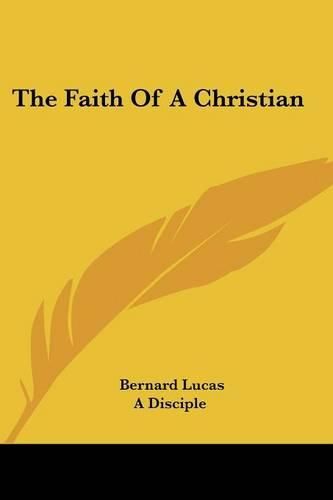 Cover image for The Faith of a Christian