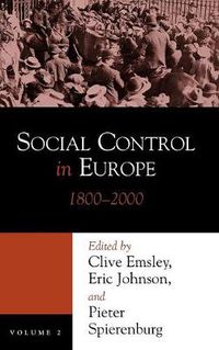 Cover image for Social Control in Europe, 1800-2000