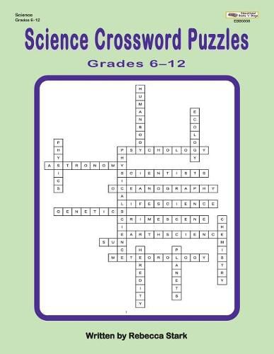 Cover image for Science Crossword Puzzles Grades 6?12