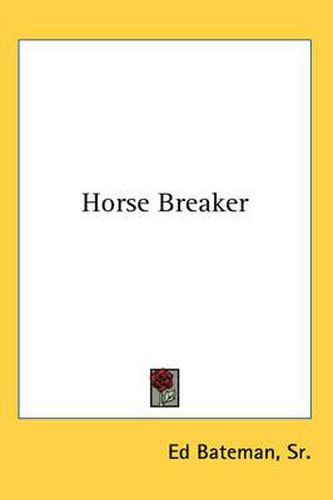 Cover image for Horse Breaker