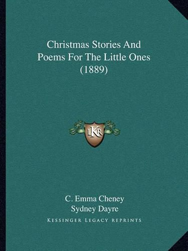 Cover image for Christmas Stories and Poems for the Little Ones (1889)