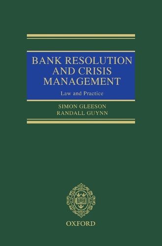 Cover image for Bank Resolution and Crisis Management: Law and Practice