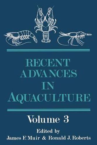 Cover image for Recent Advances in Aquaculture: Volume 3