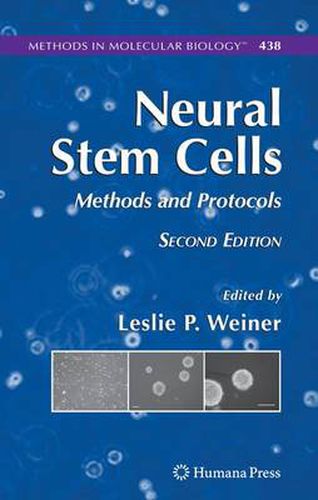 Cover image for Neural Stem Cells: Methods and Protocols