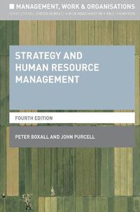 Cover image for Strategy and Human Resource Management