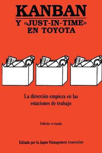 Cover image for Kanban Y  Just-In-Time  En Toyota: Y JUST-IN-TIME EN TOYOTA