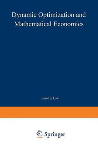 Cover image for Dynamic Optimization and Mathematical Economics