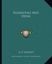 Cover image for Elementals and Devas