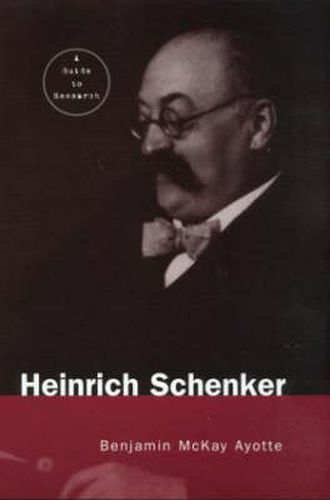 Cover image for Heinrich Schenker: A Guide to Research