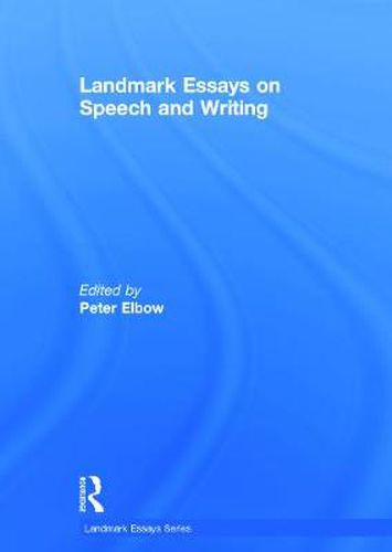 Cover image for Landmark Essays on Speech and Writing