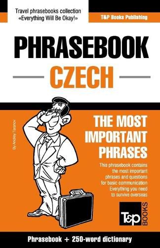 Cover image for English-Czech phrasebook and 250-word mini dictionary