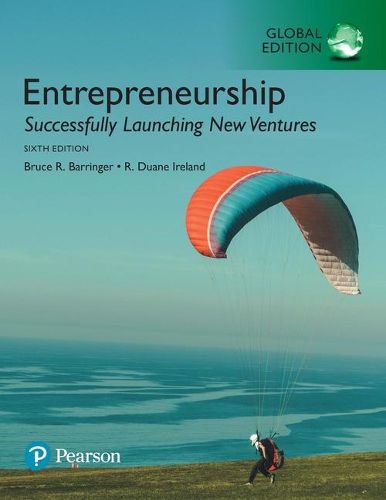 Cover image for Entrepreneurship: Successfully Launching New Ventures, Global Edition