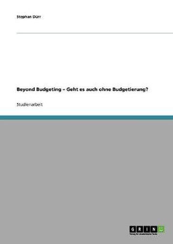 Cover image for Beyond Budgeting - Geht es auch ohne Budgetierung?