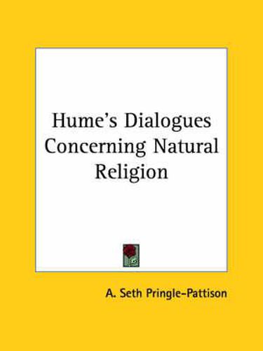 Cover image for Hume's Dialogues Concerning Natural Religion