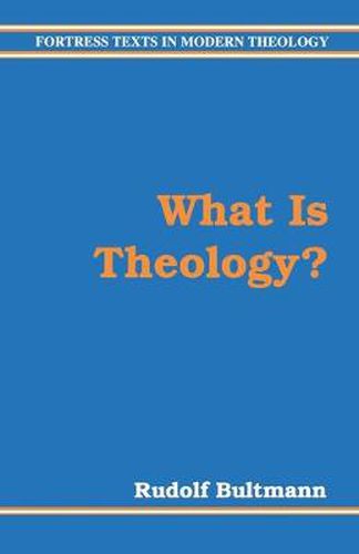 Cover image for What Is Theology?