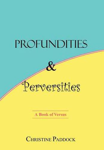 Cover image for Profundities and Perversities: A Book of Versus