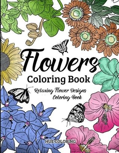 Cover image for Flowers Coloring Book