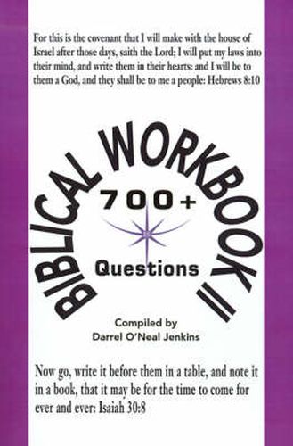 Cover image for Biblical Workbook II: 700+ Questions