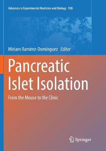 Cover image for Pancreatic Islet Isolation: From the Mouse to the Clinic