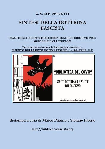Cover image for Sintesi Della Dottrina Fascista
