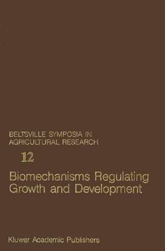 Cover image for Biomechanisms Regulating Growth and Development