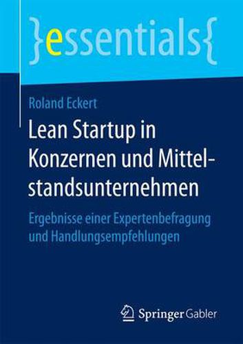 Cover image for Lean Startup in Konzernen und Mittelstandsunternehmen: Ergebnisse einer Expertenbefragung und Handlungsempfehlungen