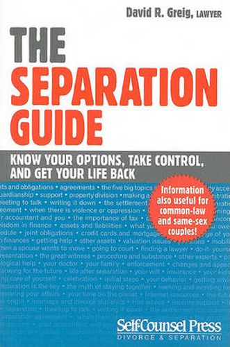 Cover image for The Separation Guide: Know Your Options, Take Control, and Get Your Life Back