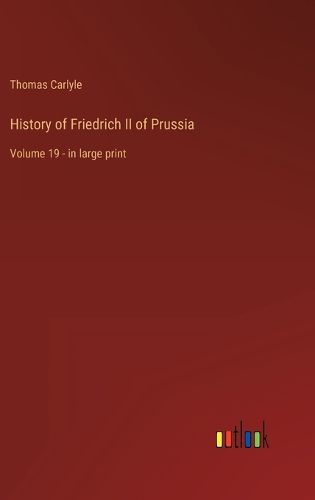 Cover image for History of Friedrich II of Prussia