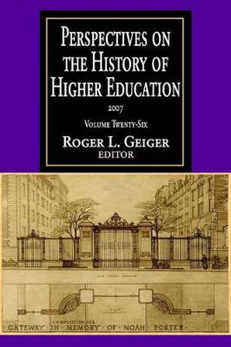 Cover image for Perspectives on the History of Higher Education: Volume 26, 2007