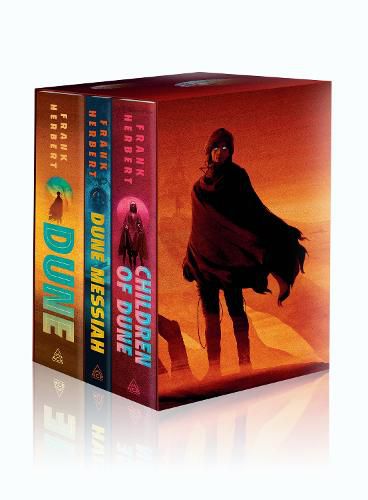 Cover image for Frank Herbert's Dune Saga 3-Book Deluxe Hardcover Boxed Set: Dune, Dune Messiah, and Children of Dune