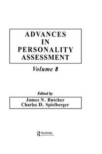 Cover image for Advances in Personality Assessment: Volume 8