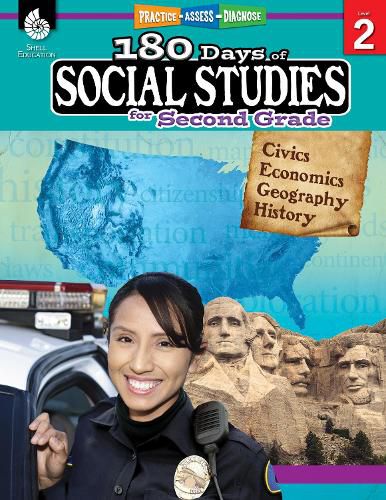 Cover image for 180 Days of Social Studies for Second Grade: Practice, Assess, Diagnose