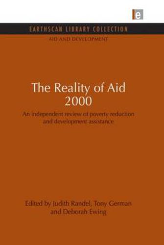 Cover image for The Reality of Aid 2000: An independent review of poverty reduction and development assistance