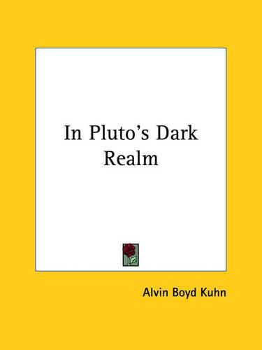 Cover image for In Pluto's Dark Realm