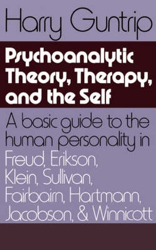 Cover image for Psychoanalytical Theory, Therapy and Self