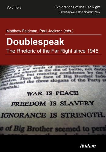 Cover image for Doublespeak - The Rhetoric of the Far Right Since 1945